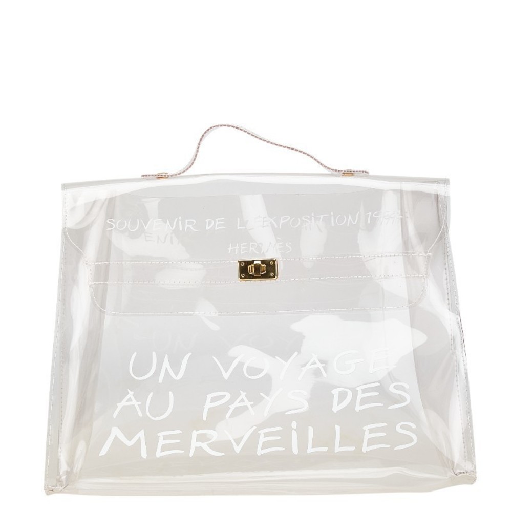 Hermes Handbag Journey s Kelly Clear Vinyl Wonderland to